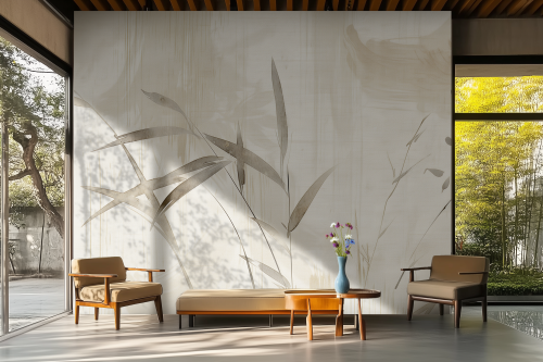 Grafika Reve Marron et Beige Silence MS207