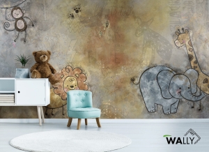 WallyArt tapeta Teddy 0156-01