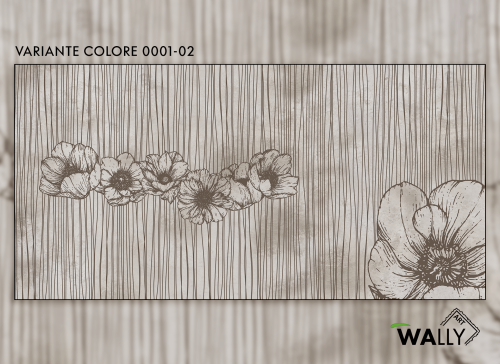 WallyArt tapeta Anemone 0001-02