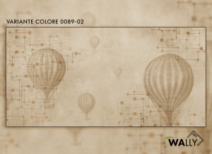 WallyArt tapeta Baloon 0089-02