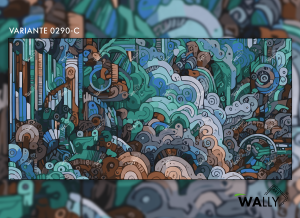 WallyArt tapeta Bauhaus 0290-C