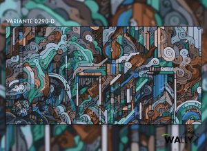 WallyArt tapeta Bauhaus 0290-D