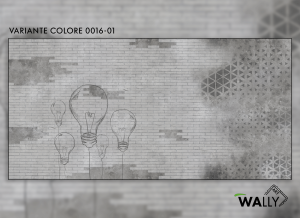 WallyArt tapeta Bulb 0016-01