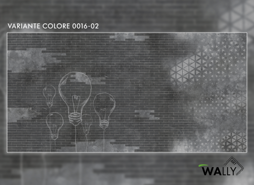 WallyArt tapeta Bulb 0016-02