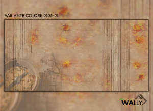 WallyArt tapeta Compass 0105-01