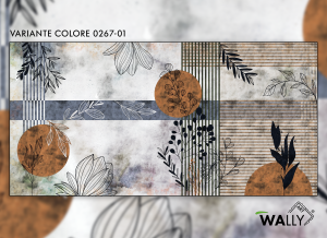 WallyArt tapeta Flow 0267-01