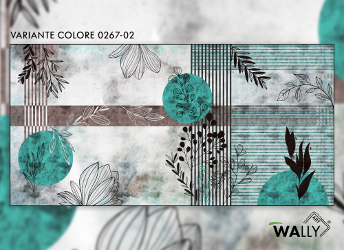 WallyArt tapeta Flow 0267-02