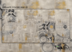 WallyArt tapeta Gear 0081-01