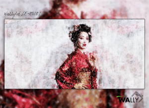 WallyArt tapeta Geiko Akai LE-08/01