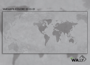WallyArt tapeta Globe 0035-01