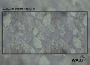 WallyArt tapeta Leaf 0004-01