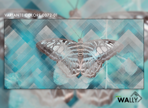 WallyArt tapeta Moth 0072-01