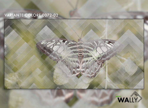 WallyArt tapeta Moth 0072-02