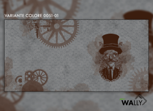 WallyArt tapeta Mr. Cog 0051-01