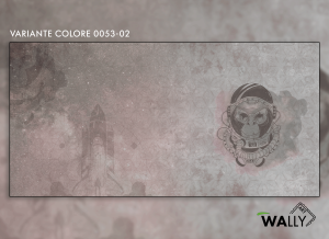 WallyArt tapeta Space Monkey 0053-02
