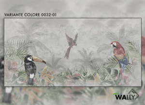 WallyArt tapeta Tropical 0032-01