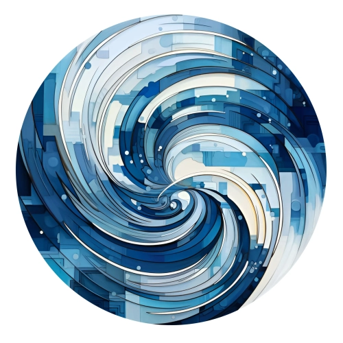 Grafika-Metalic-Art-Dots-Abstrakcja-blue.webp