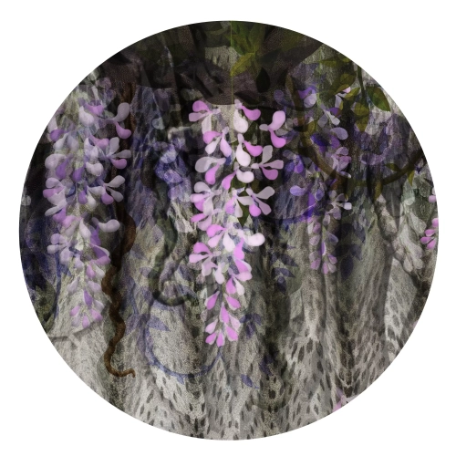 Grafika-Metalic-Art-Dots-Dzika-wisteria.webp