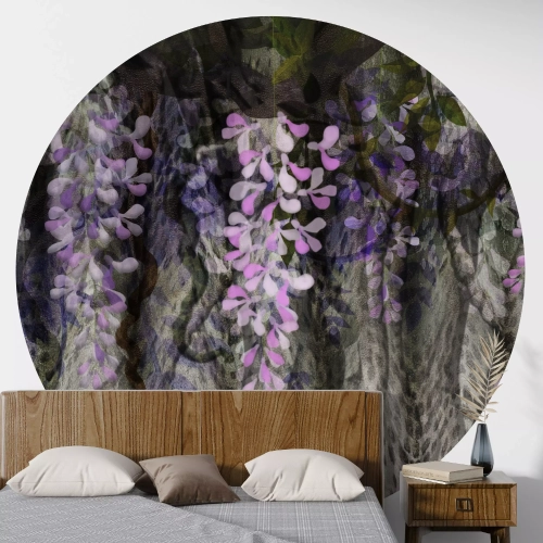 Grafika-Metalic-Art-Dots-Dzika-wisteria.webp