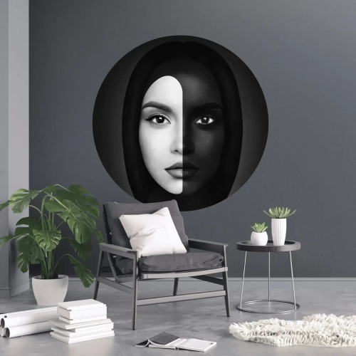 Grafika-Metalic-Art-Dots-Face.webp