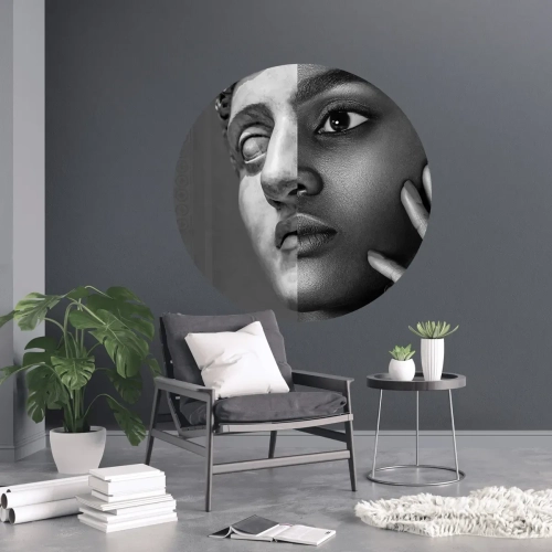 Grafika-Metalic-Art-Dots-Head-silver.webp