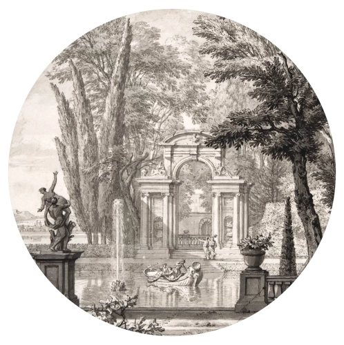 Grafika-Metalic-Art-Dots-Romantyczny-park.webp