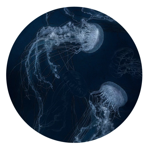 Grafika-Metalic-Art-Dots-Spotkanie-z-meduza.webp