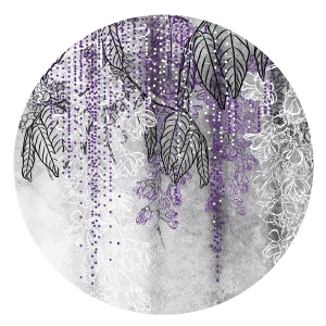 Grafika Metalic Art Dots Wisteria KK20231003