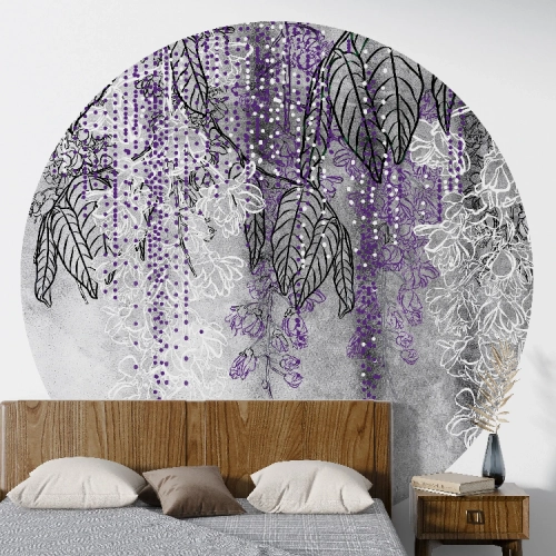 Grafika-Metalic-Art-Dots-Wisteria.webp