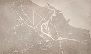 Grafika Metalic Art Gdańsk Sepia NG2024011