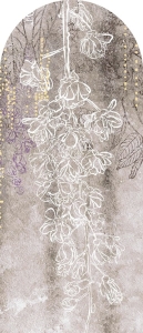 Grafika Metalic Art Łuk Wisteria A009KK