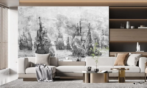 Tapeta-Metalic-Art-Morska-bitwa.webp