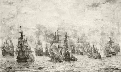 Tapeta-Metalic-Art-Morska-bitwa-Bezowy.webp