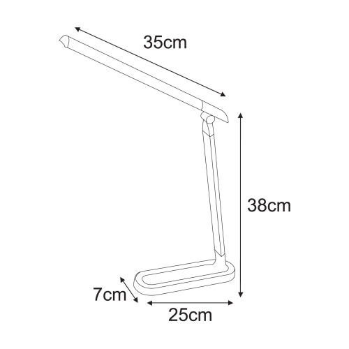 Lampka biurkowa K-MT-206 ZIELONY z serii NIKO