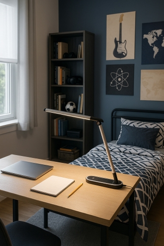 Lampka biurkowa K-MT-206 CZARNY z serii NIKO