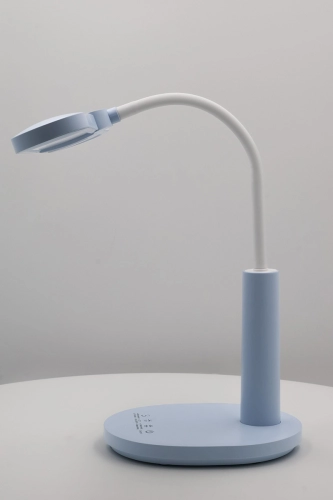 Lampka biurkowa K-BL1521 NIEBIESKI z serii MILO