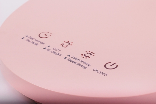 Lampka biurkowa K-BL1521 RÓŻOWY z serii MILO