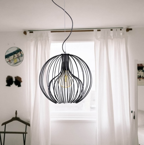Lampa wisząca K-3405 CZARNY z serii TORI