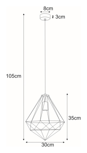 Lampa wisząca K-4000 z serii MARKO