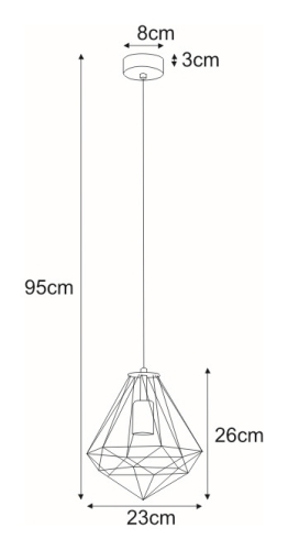 Lampa wisząca K-4018 z serii MARKO