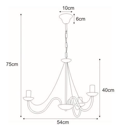 Lampa wisząca K-3990 z serii BARTEZ