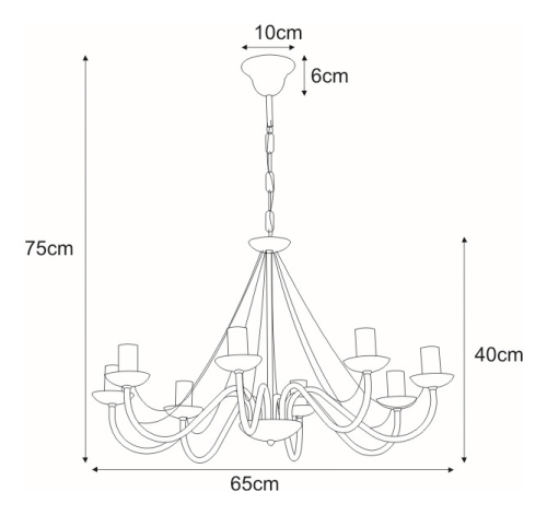 Lampa wisząca K-3992 z serii BARTEZ