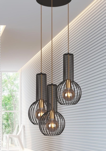 Lampa wisząca K-4522 z serii ARVI BLACK