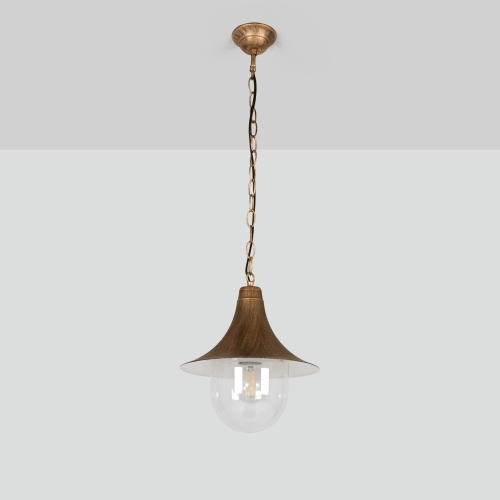 Lampa ogrodowa wisząca K-8126 CZARNY/ZŁOTY z serii BOSTON