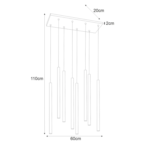 Lampa wisząca K-4863 z serii GELATO