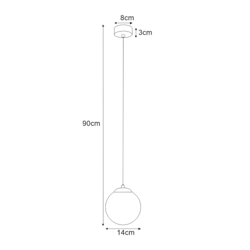 Lampa wisząca K-4910 z serii ISLA
