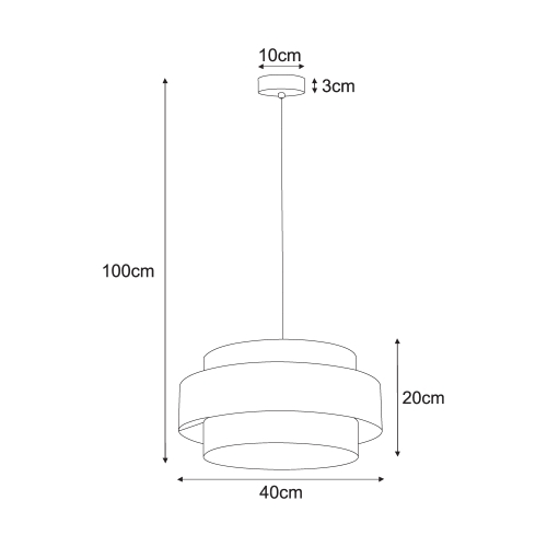 Lampa wisząca K-5281 z serii AMOS
