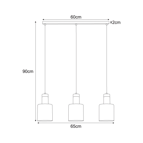 Lampa wisząca K-5258 z serii ALTO