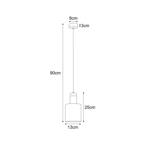 Lampa wisząca K-5255 z serii ALTO