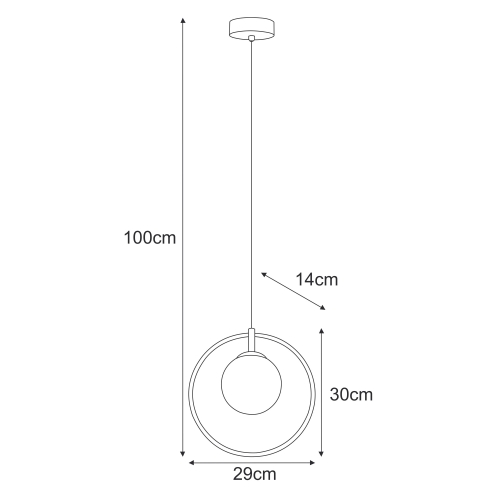 Lampa wisząca K-5476 z serii VENTA